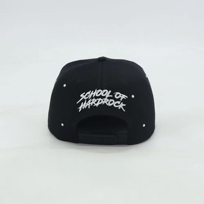 SCHOOL OF HARDROCK Studded Snapback